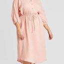 Ava & Viv (Target) Pink Muslin Midi Dress sz X Photo 0