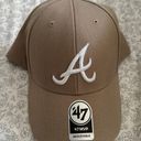 Braves Baseball Hat Tan Photo 0