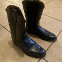 Justin Boots  Cora Round Toe Cowboy Womens Black Dress Boots Size 7 Photo 2