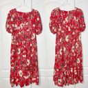 Ulla Johnson  Nora Gathered Floral Midi Dress Size 0 Photo 2