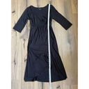 Fresh Produce NEW  Small Wrap Me Up Dress Black Short Sleeve ME Mary Ellen $89 Photo 2