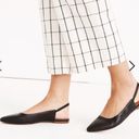 Madewell  Margot black sling back casual career flats 5.5 Photo 2