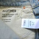 NWT Mother Superior Scrapper Cuff Ankle Fray in Lonely Hearts Club Crop Jeans 25 Photo 4