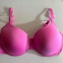 Juicy Couture  Bra 42D Pink Padded Underwire Adjustable Clasp Back Photo 3