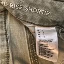 American Eagle  Hi-Rise Super Stretch Olive Green Denim Shorts Size 2 (SHT008) Photo 6