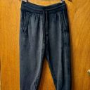 Athleta  Double Cozy Karma Joggers Pants Soft Velour Fleece Black Medium M Photo 15