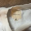 American Eagle Outfitters White Crew Neck Photo 2