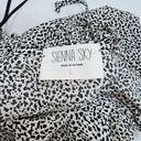 Sienna Sky  Womens Size Large Open Back Animal Print Short Sleeve Summer Dress Photo 2