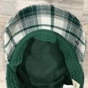 Michigan State Spartans MSU Green White Plaid Cadet Hat Cap Fitted Size S/M Photo 7