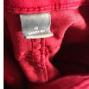 New York & Co. NY & Company Red Jean Legging Size 6 Photo 4