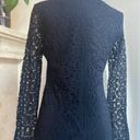 Laundry by Shelli Segal  Black Lace Cocktail Size 6 Sheath Bell Sleeves Classic Photo 7