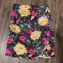 J.Crew Colorful Floral Watercolor  Pencil Skirt Photo 0