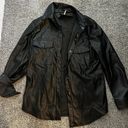 Leather Jacket Black Size M Photo 0