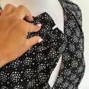 Equipment  Silk Alexandria Star Print Black Dress Photo 6