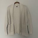 Universal Threads Greige Chunky Knit Open Cardigan Size Medium Photo 0