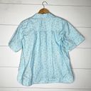 Ganni  Floral Organic Cotton Poplin Button-up Shirt In Blue Photo 2