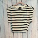 J.Crew NWT  Boatneck muscle T-shirt in stripe mariner cotton Photo 4