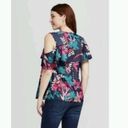 Isabel Maternity floral asymmetrical top Photo 1