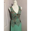 Maeve  Canyon Creek Mint Green Sleeveless Pleated Maxi Dress Photo 2