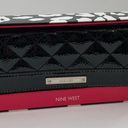 Nine West NWT  Black Stanza Boxed Clutch Photo 0