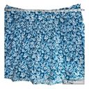 Abound  Blue/White Floral Drop Waist Miniskirt, XL Photo 3