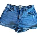 Abercrombie & Fitch  Curve Love The Mom Short High Rise Size 8 (29) Blue Denim Photo 0