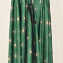 The Moon Beach Cult Ibiza Dress Green Sun V neck Halter Neck Satin Maxi Beach Resort Photo 3