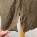 Wishlist S //  Apparel NWT Brown Linen Blend Ruched Sleeve Open Front Blazer Photo 3