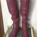 Comfortview burgundy Knee high boots size 8 Photo 0