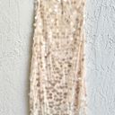 Showpo NWT  8 birdies Stacey Sequin Strapless Midi Dress Champagne Women's Small Photo 7