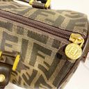 Fendi  Brown All Over F Print Satchel Handbag Designer Authentic Leather Photo 4