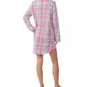 Ralph Lauren Lauren  Notch Collar Plaid Sleep Shirt sz small. Photo 5