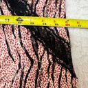 Victoria's Secret VICTORIA SECRET Lace Zebra Cheetah Gold Shimmer Pink Lace Tank Sz S Photo 4