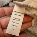 n:philanthropy  mock neck sweatshirt gray sz L Photo 6