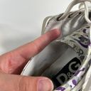 Dolce & Gabbana Butterfly Purple D&G Logo White Leather Low Top Sneakers 35.5 Photo 7