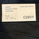 American Eagle  Women's 12Black Curvy Highest Rise Next Level Stretch Jegging NWT Photo 8