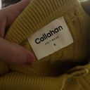 Daisy Revolve Callahan knitwear YELLOW CABLE KNIT LONG SLEEVE  POLO S Photo 2