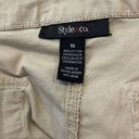 Style & Co B25 . Khaki cropped pants size 16 Photo 12