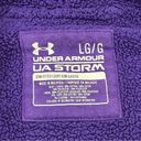 Under Armour  UA Storm Semi-Fitted Purple Full Zip Hoodie Sweatshirt Women's L. Photo 7