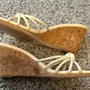 Paige  SYDNEY Bone Leather Cork Wedges, Size 7M, NEW Photo 6