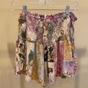 ZARA  - Linen Blend Multi-Colored Floral Shorts Photo 5