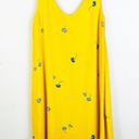 Popsugar  Yellow Floral‎ Button Front Dress Size Medium Photo 8