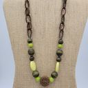 Coldwater Creek Vintage  Beaded Stone Necklace Chunky Boho Fashion Accessories Photo 8