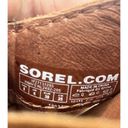 Sorel  Torpeda Ankle Strap Sandals Rustic Brown Leather Thong Gladiator Women's 8 Photo 7