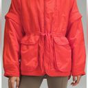 Lululemon  Insulated convertible jacket size L in solar orange Photo 2