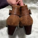 Baretraps  Reinella Size 8M Brown Zip Buckle Heel Ankle Boots Booties B67 Photo 8