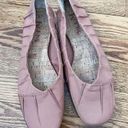 Kork-Ease Korks Palmer Ruched Satin Ballet Toe Flats Slip On Square Toe Coral Size 9M Photo 0