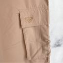 Roxy NWT  Kelia Baggy Straight Wide Leg Cargo Parachute Pants Khaki Skater Y2K XL Photo 6