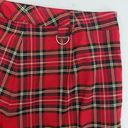 Hot Topic  Red Plaid Jogger Cargo Pants Grunge Goth Punk Retro Photo 8