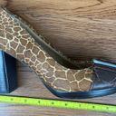 Fossil  Maddox Pump Giraffe Pattern and Stacked Heel Size 9 Photo 15